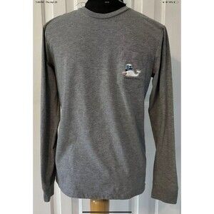 Vineyard Vines Long Sleeve 2016 Happy Holidays Christmas Whale Shirt Youth Med